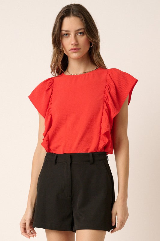 Ruffle Detailed Blouse