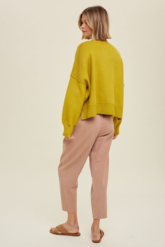 Wishlist Relaxed Crop Sweater