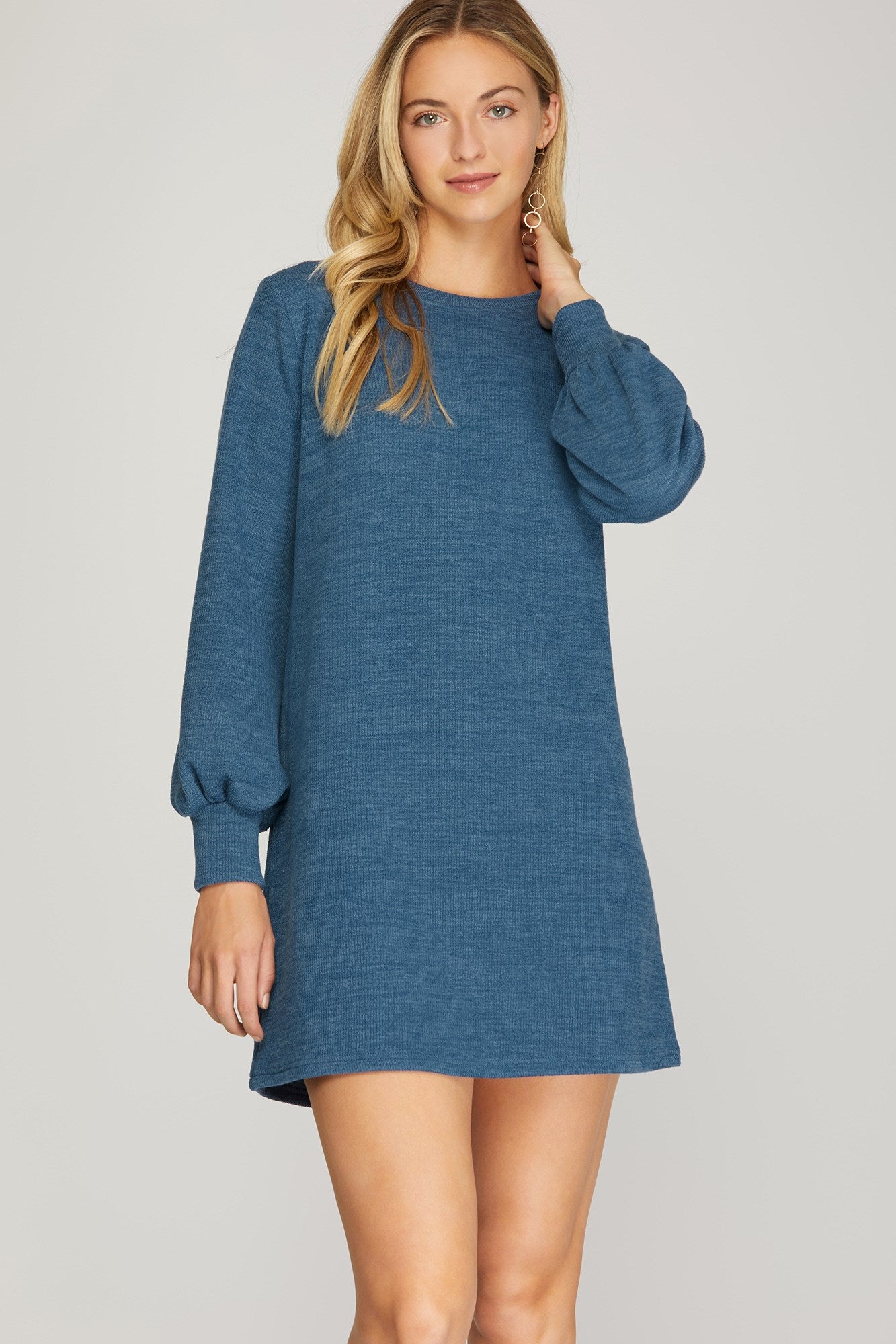 Long Sleeve Knit Dress