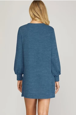 Long Sleeve Knit Dress