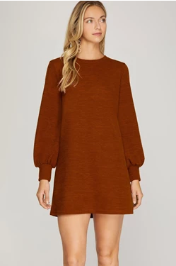 Long Sleeve Knit Dress