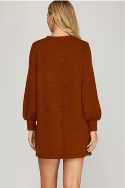 Long Sleeve Knit Dress