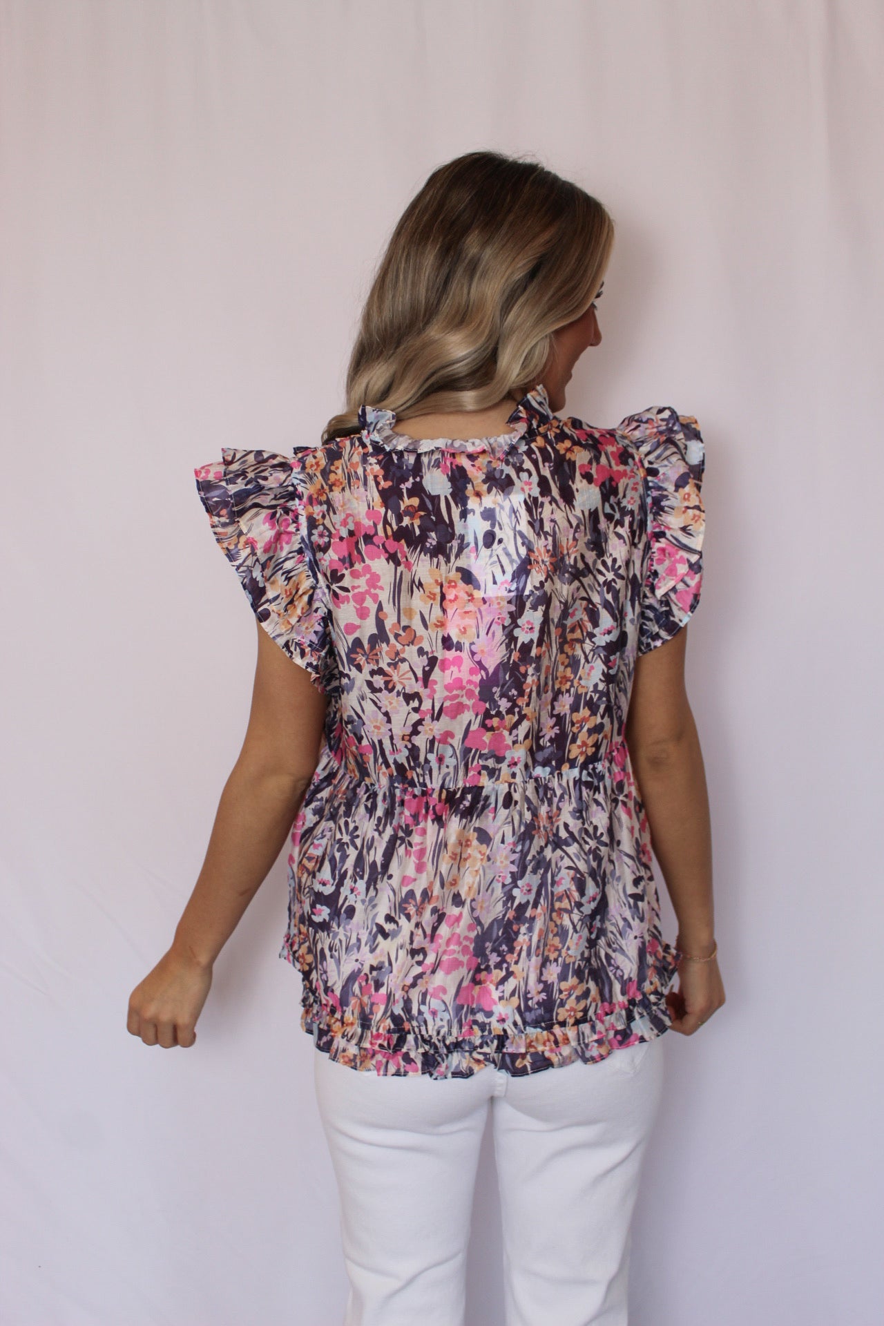 THML Unspoken Beauty Top, Multi Floral