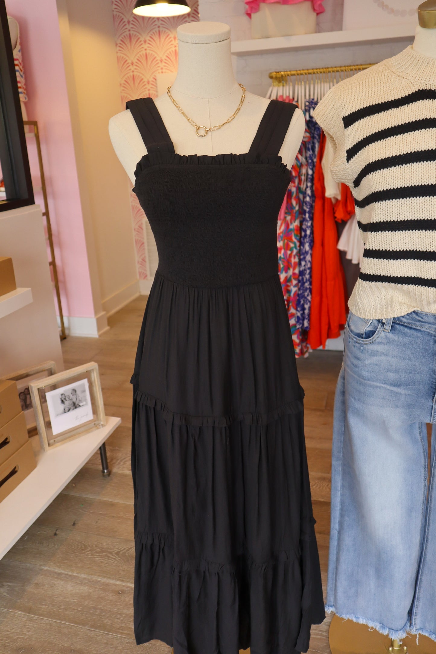 Midnights Maxi Dress, Black