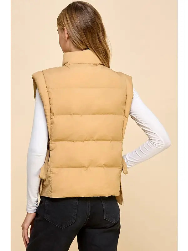 Zip Up Puffer Vest