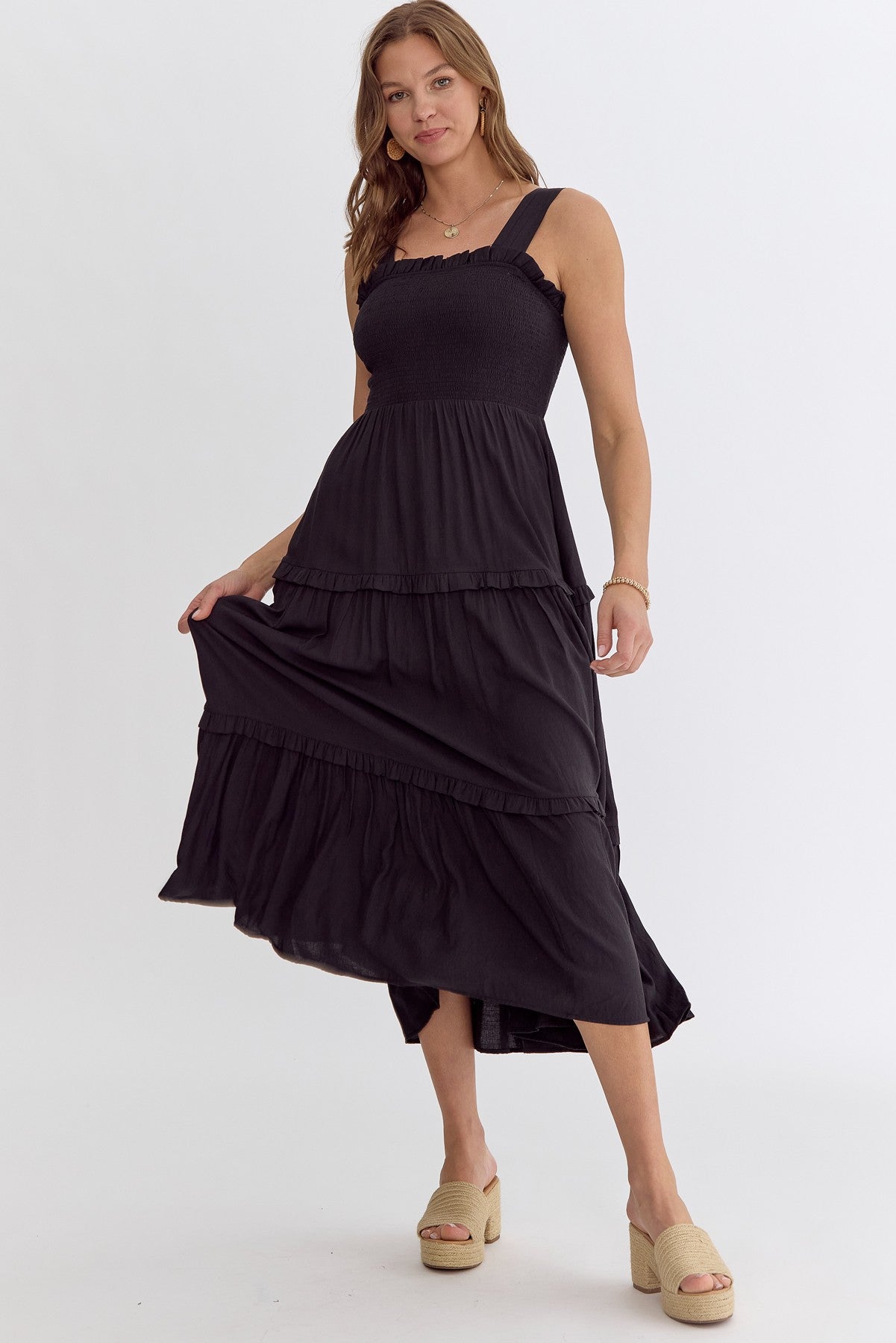 Midnights Maxi Dress, Black