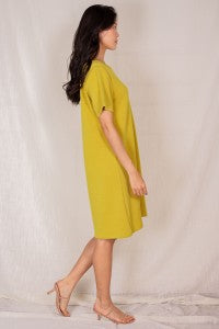 Modal Mustard Tee Dress