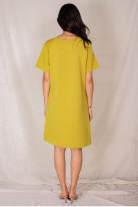 Modal Mustard Tee Dress