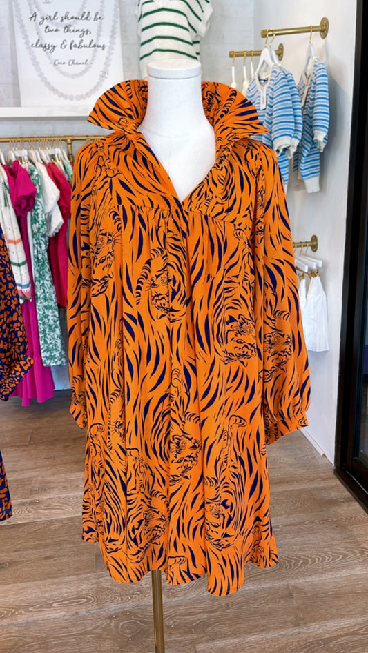Auburn Tigers Dress, Orange