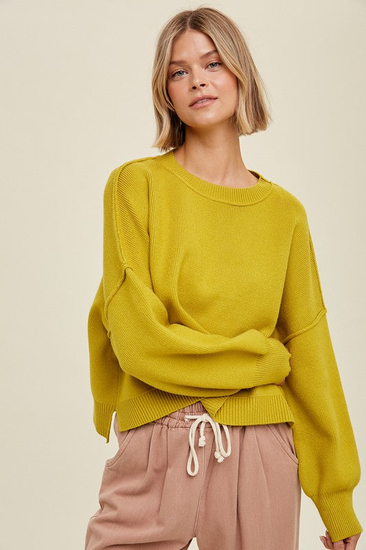 Wishlist Relaxed Crop Sweater