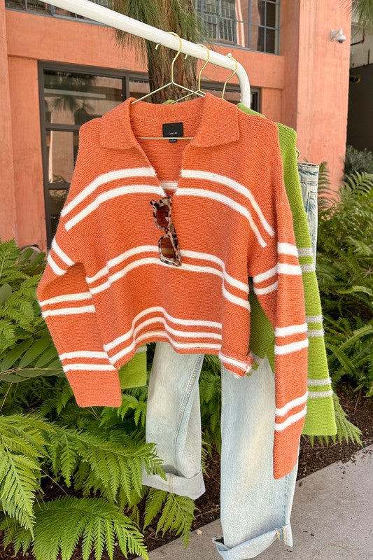For The Record Sweater, Orange