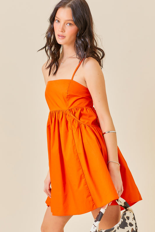 Good Vibes Dress, Orange