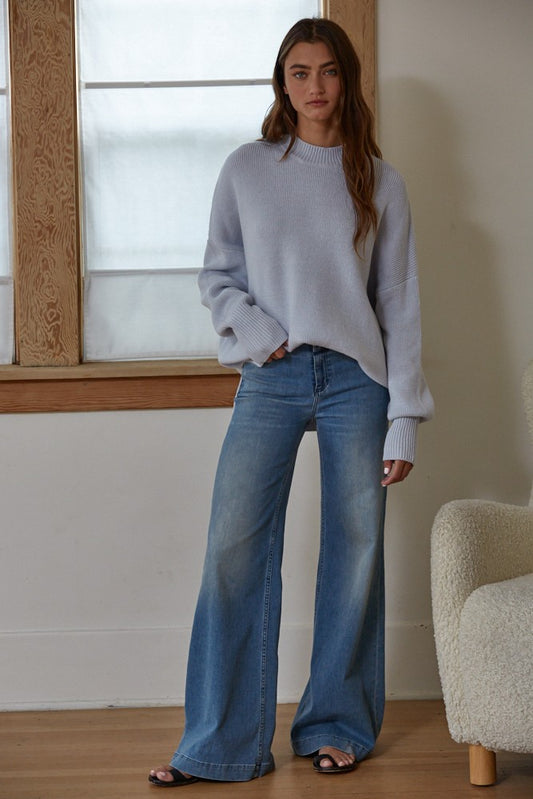 The Perfect Sweater - Light Blue