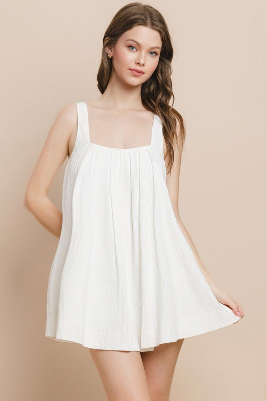 No Complaints Dress, White