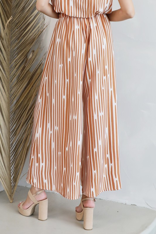 Adeline Stripe Wide Leg Swing Pants