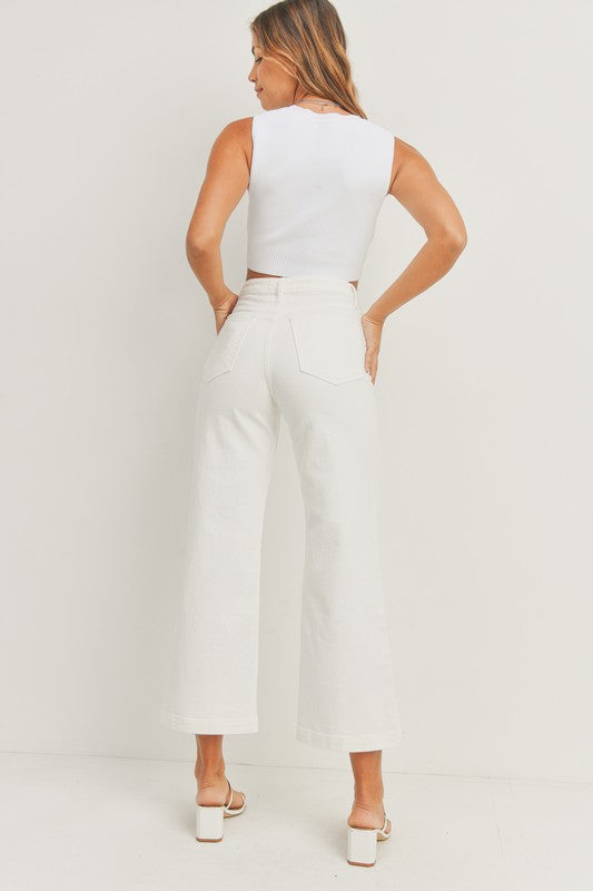 JBD Off White Patch Pocket Wide Leg