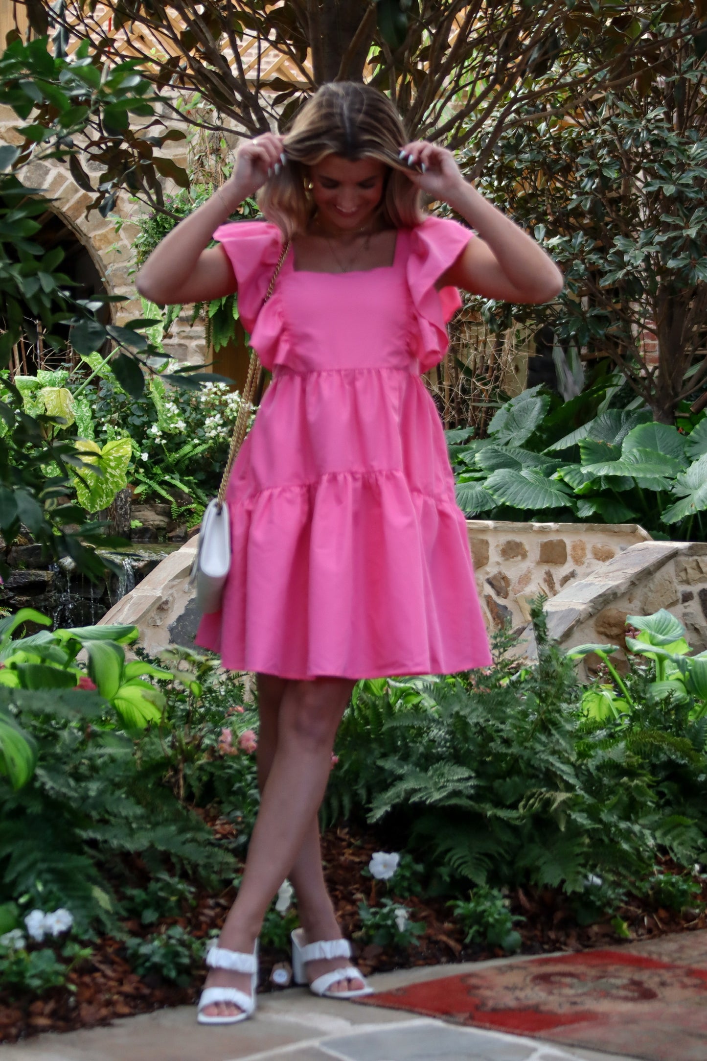 Daisy Babydoll Dress, Pink