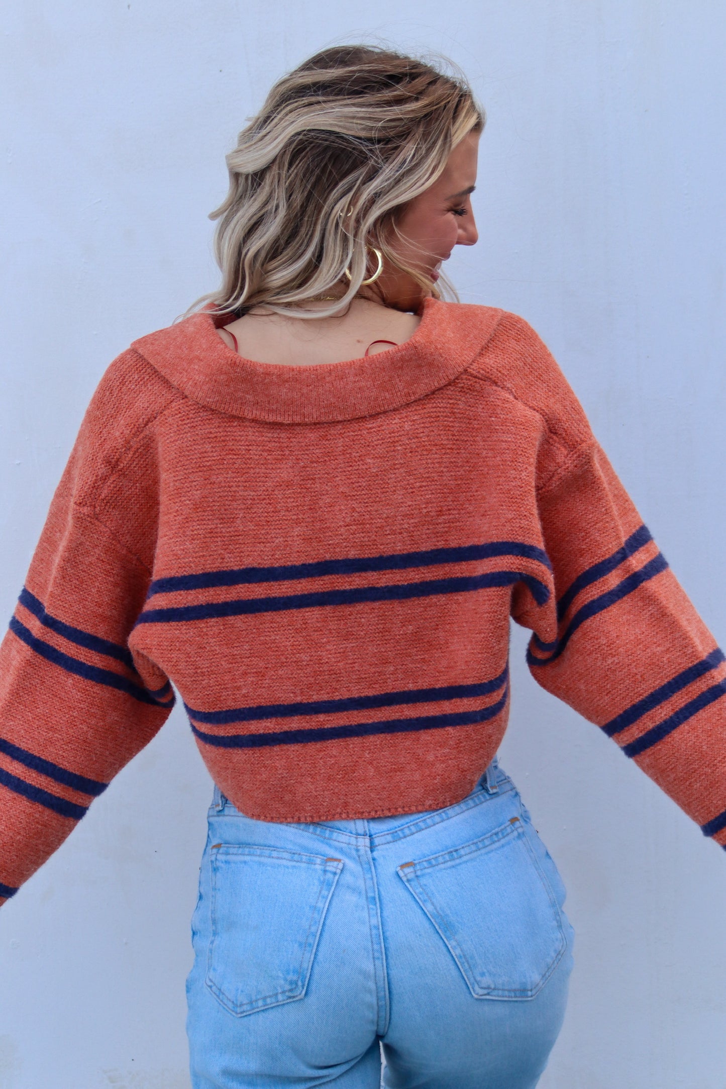 Still Into You Sweater, Orange