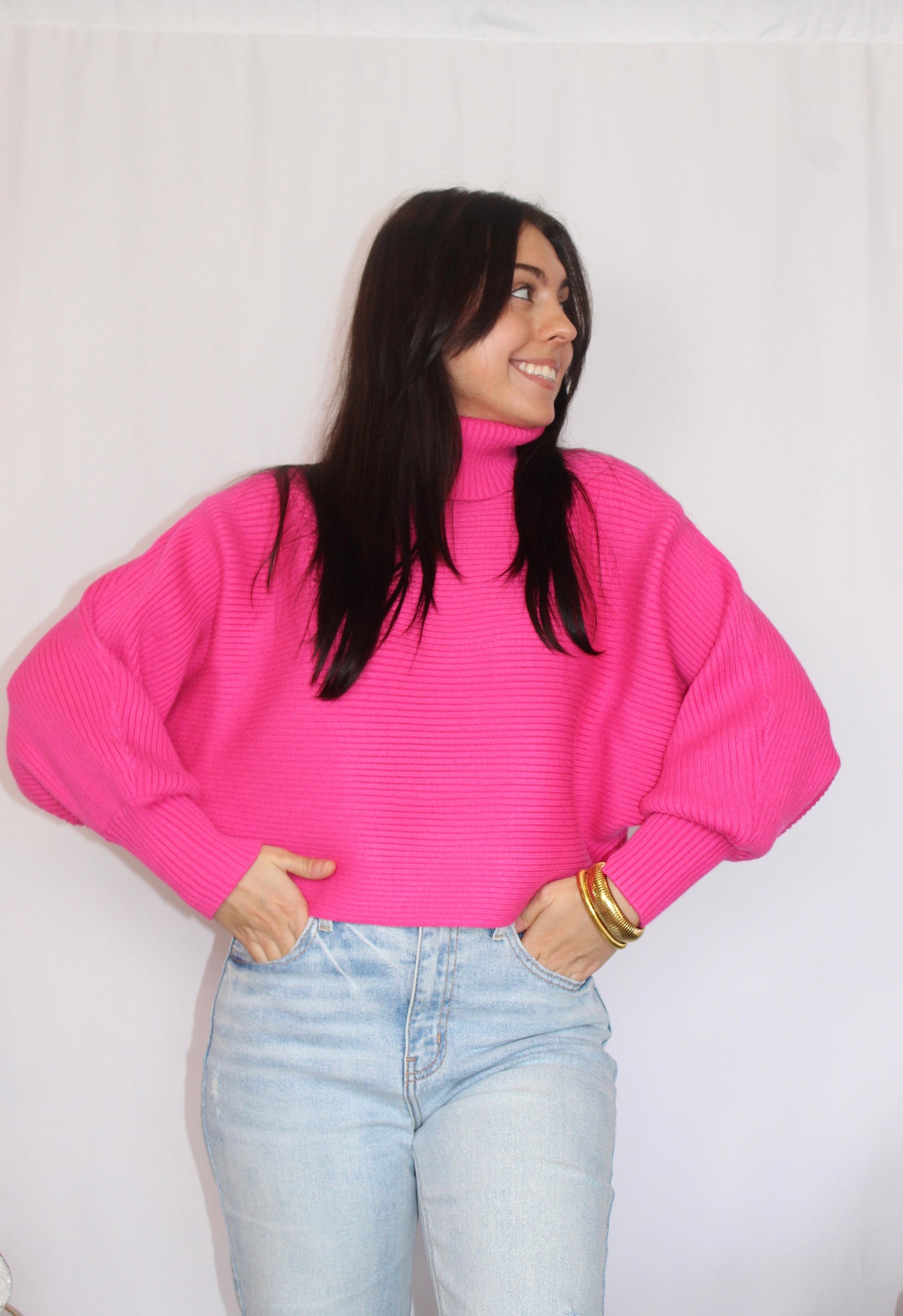 Kiss and Tell Sweater, Pink