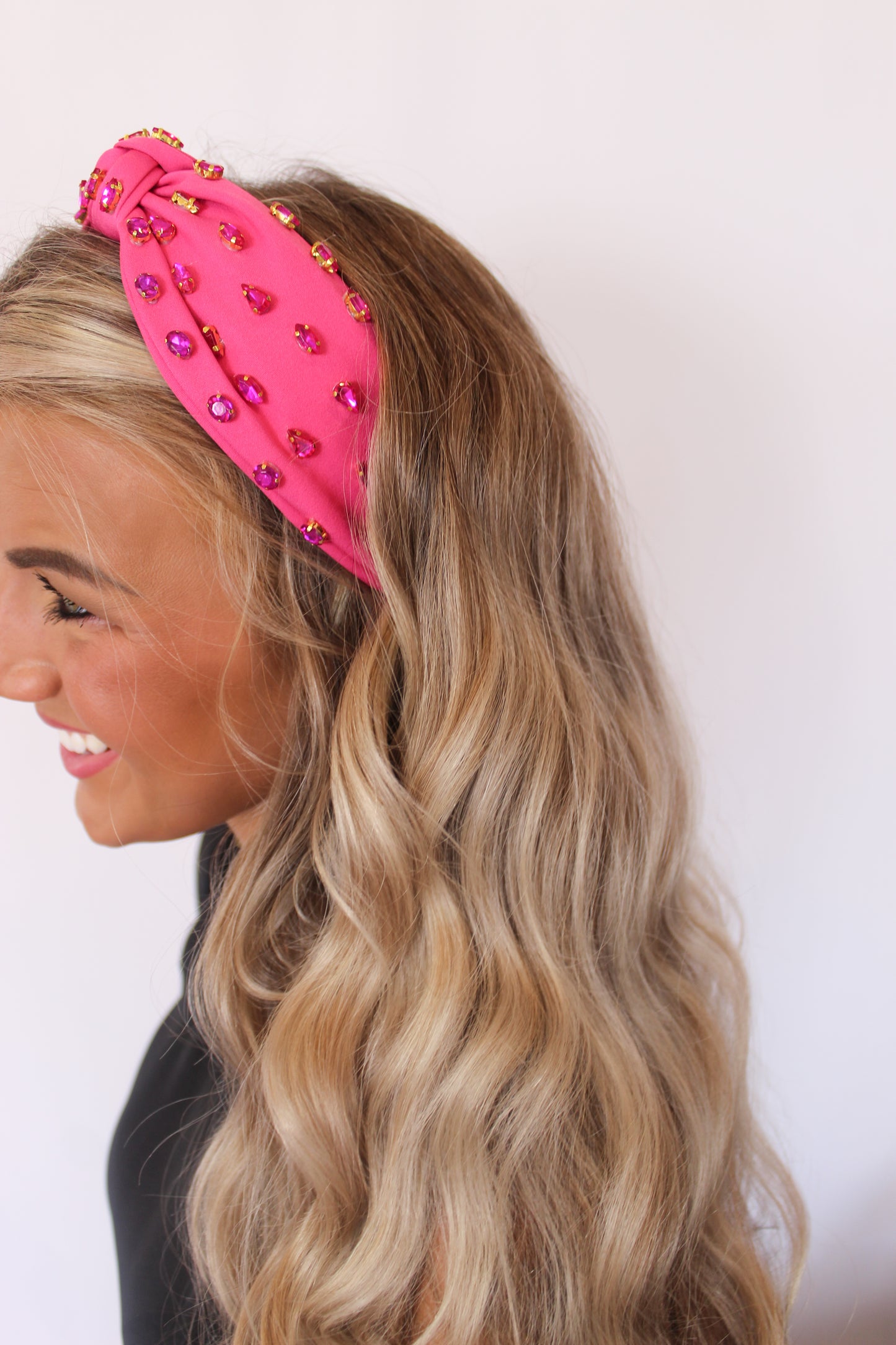 Madison Jewel Headband, Pink