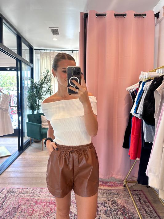 Perfect Plan Off The Shoulder Top, Off White