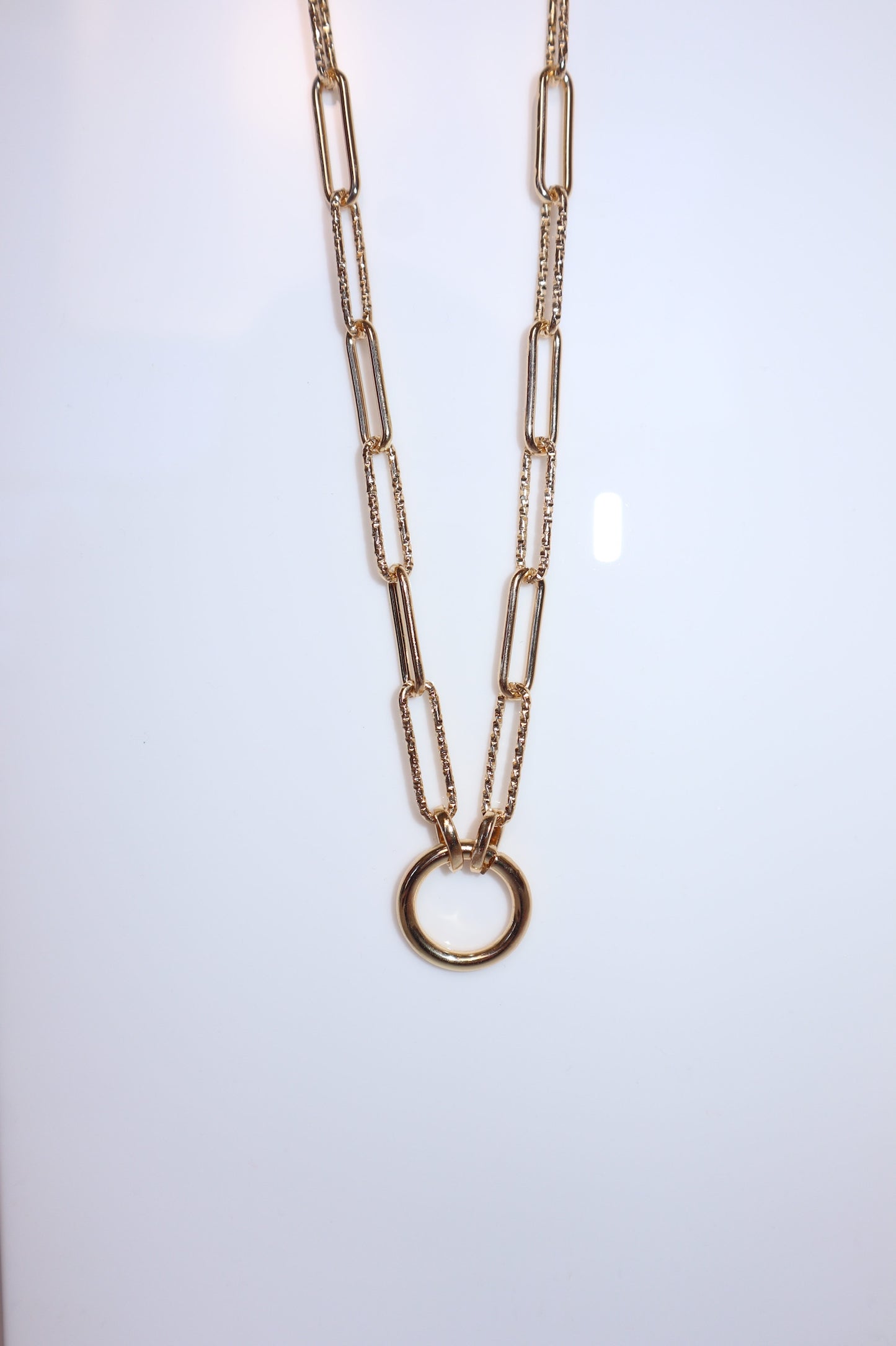 Ophelia Link Necklace, Gold