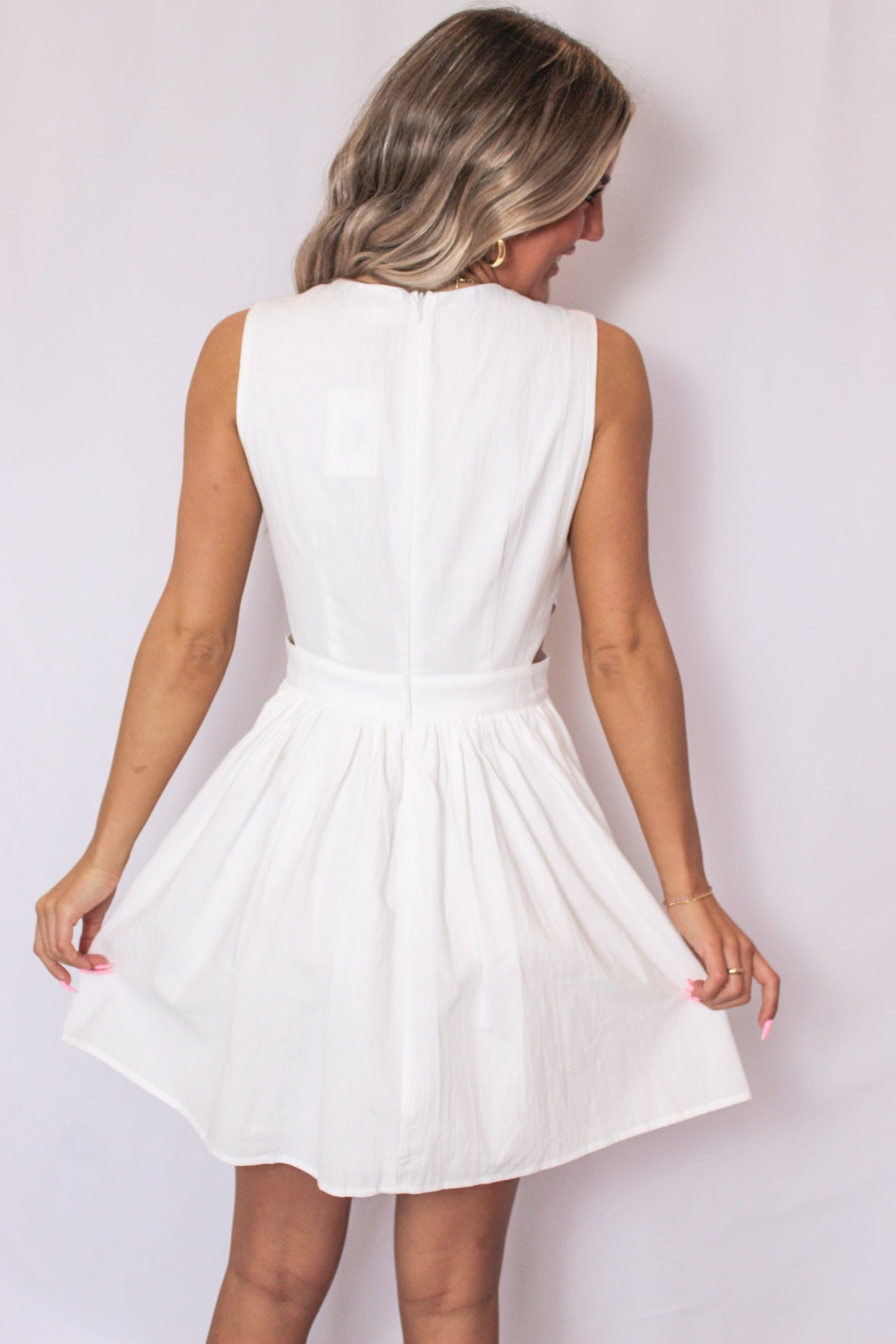 A New Start Dress, White