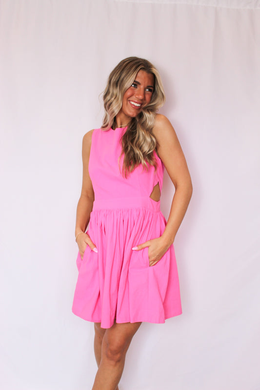A New Start Dress, Pink