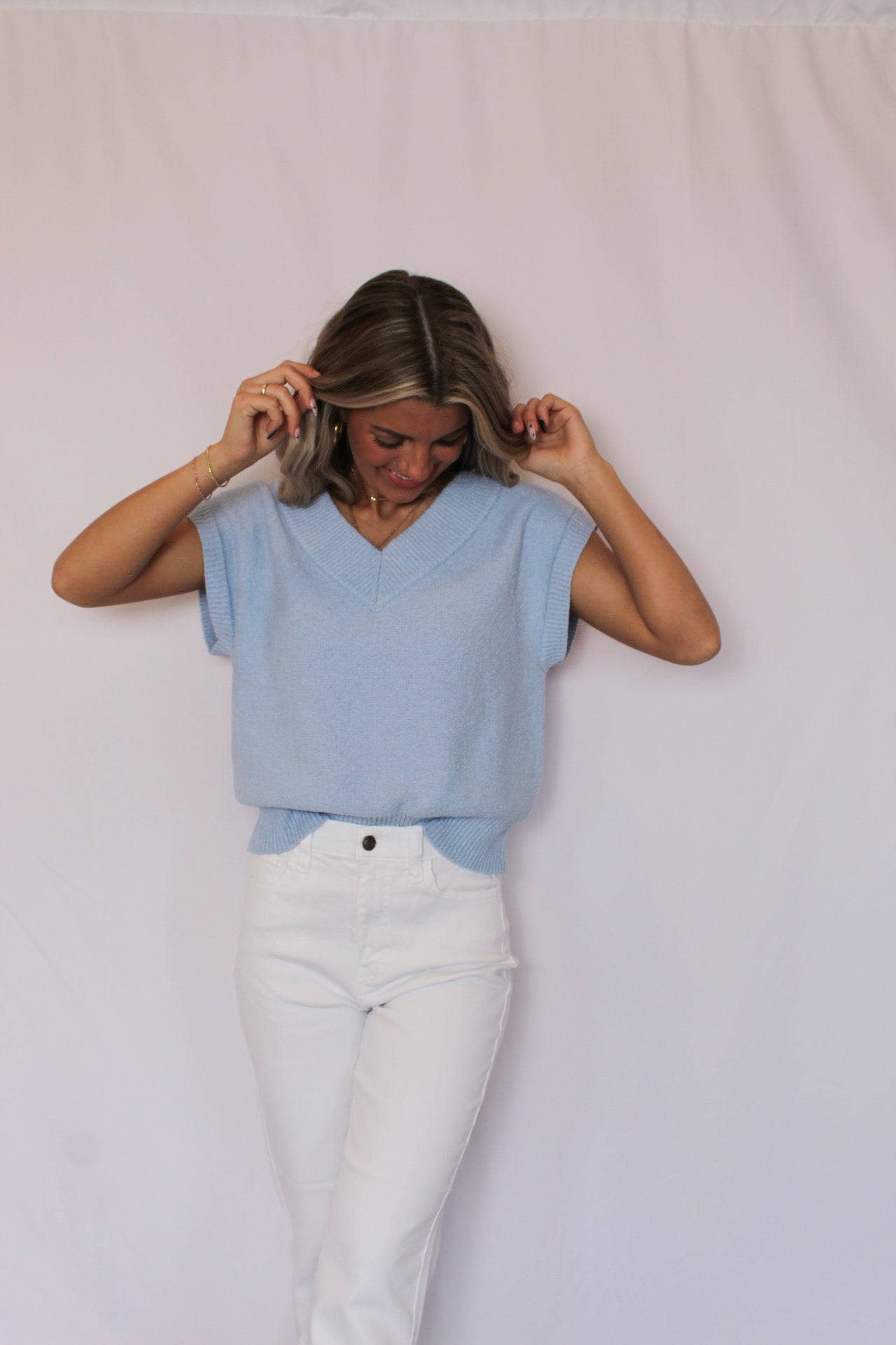 Anything Goes Top, Light Blue