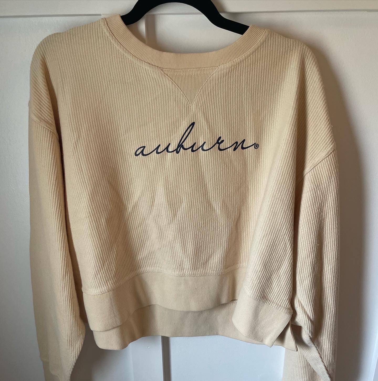 Auburn Corded Pullover, Tan