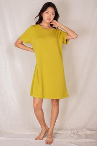 Modal Mustard Tee Dress
